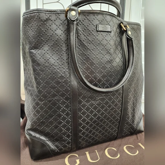 EUC GUCCI Diamante Joy Vertical Tote Black - Picture 2 of 12